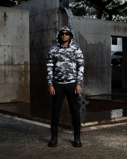 N1NDŌ Camo // Zip Hoodie