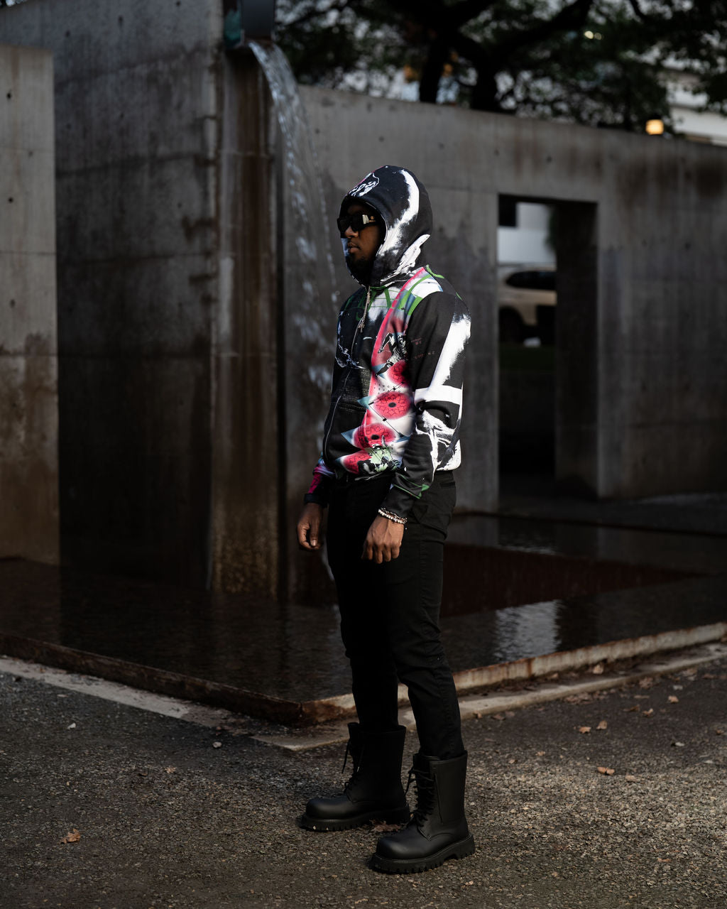 N1SS26 // CHROME WATER HOODIE