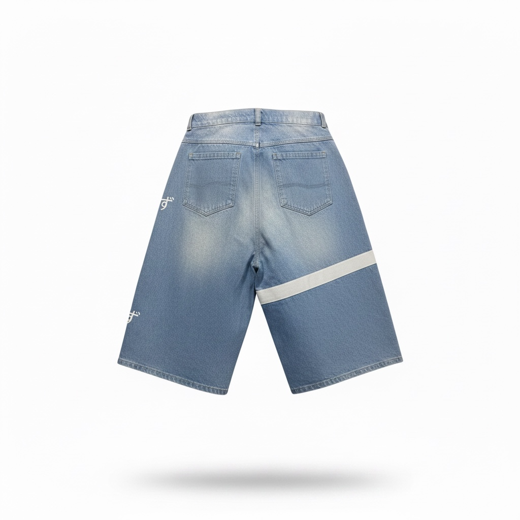 N1SS26 // STRAP JEAN JORTS